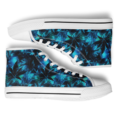 Chokefish™ Urban Peak Retro High Tops-Cannabis-009